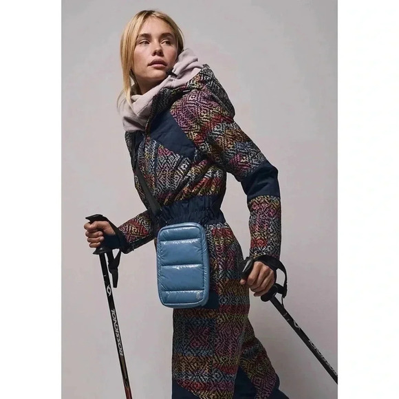 NWT Free People All Prepped Printed Ski Suit Jumpsuit One Piece FP Movement - Picture 17 of 17